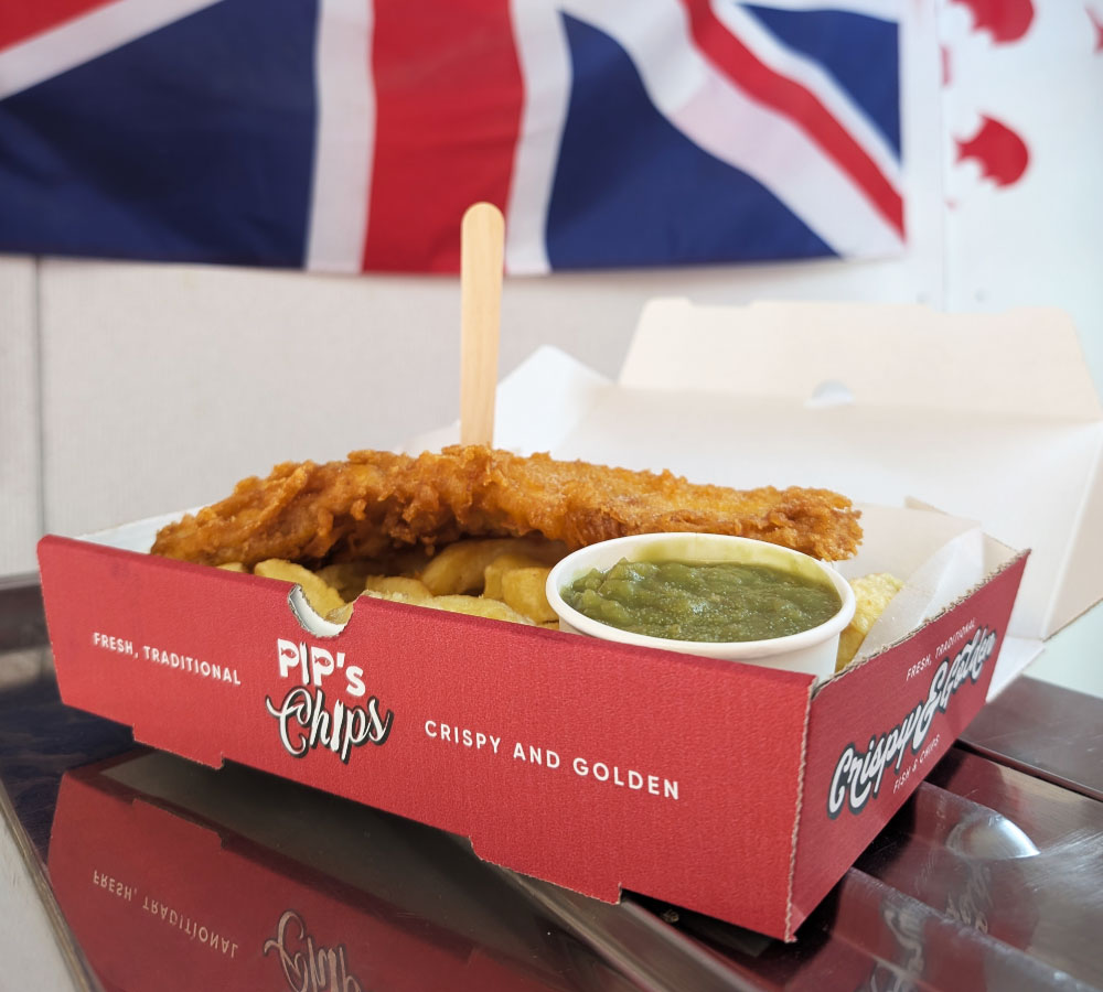 fish and chips custom bespoke designs pips fish and chips cleethorpes and grimsby