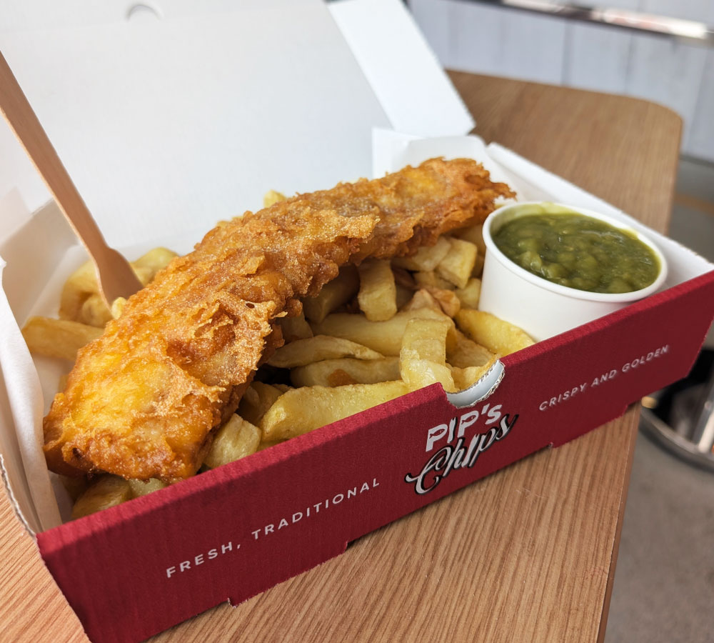 fish and chips custom bespoke designs pips fish and chips cleethorpes and grimsby