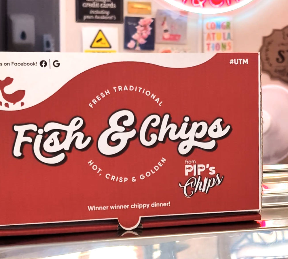 fish and chips custom bespoke designs pips fish and chips cleethorpes and grimsby